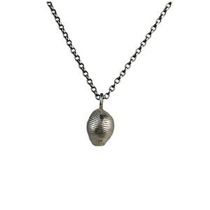 COO Sterling Silver 18" Chain Necklace Conch Shell Pendant